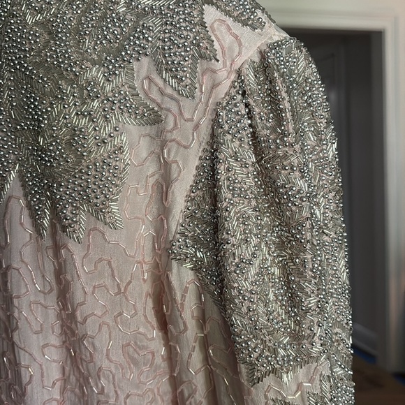 Fantasy of Sister Max Exclusively SAMAGH 💯 Silk Formal Vintage Sequined Dress 12 - Picture 16 of 16